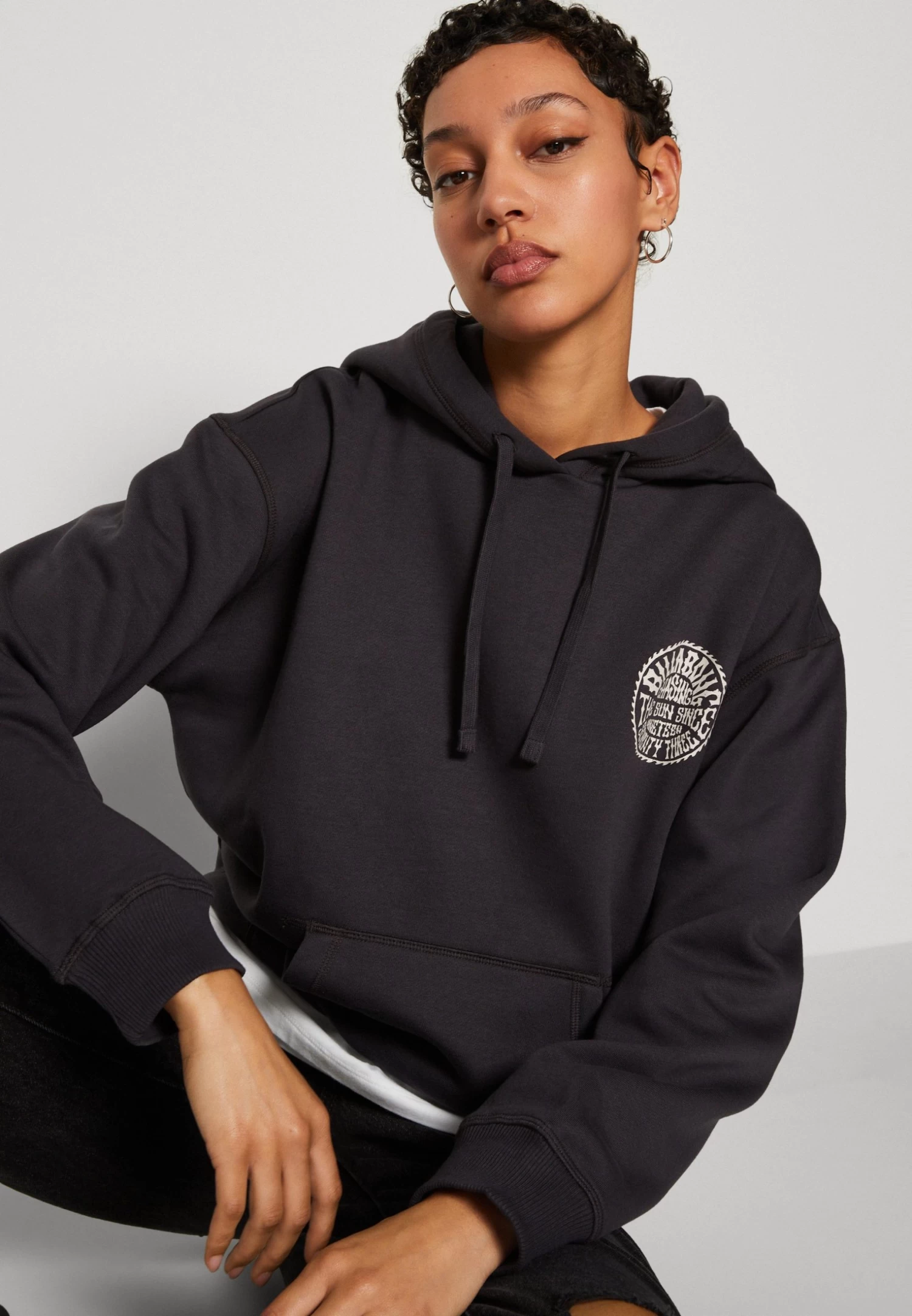 Billabong Sun Ring Direct Repeat - Sweatshirt - Off Black – Image 4