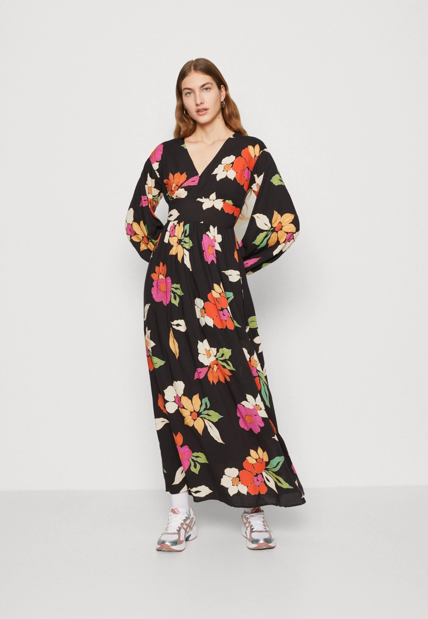 Billabong Night Bloom - Robe Longue - Black Pebble