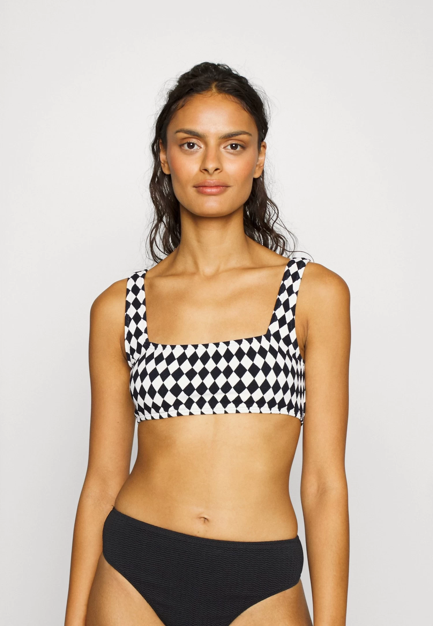 Billabong Diamond Daze Square - Haut De Bikini - Black Pebble