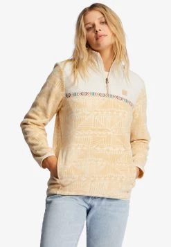 Billabong Boundary Lite Col Montant - Sweat Polaire - Desert Sand