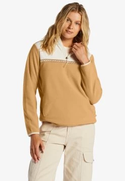 Billabong Boundary Lite Col Montant - Sweat Polaire - Beige
