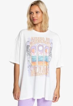 Billabong Moonlight Kiss Png0 - T-Shirt Imprimé - White