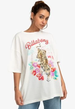 Billabong Easy Tiger - T-Shirt Imprimé - Salt Crystal