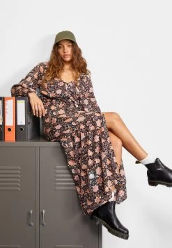 Billabong Daring Heart - Robe Longue - Black Pebble