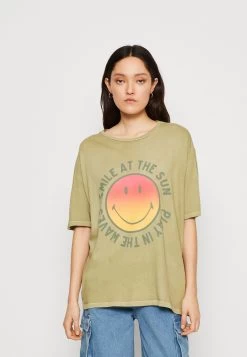 Billabong Smiley True Boy Tee - T-Shirt Imprimé - Split Pea