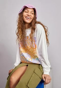 Billabong Long Mystic Tees - T-Shirt À Manches Longues - Salt Crystal
