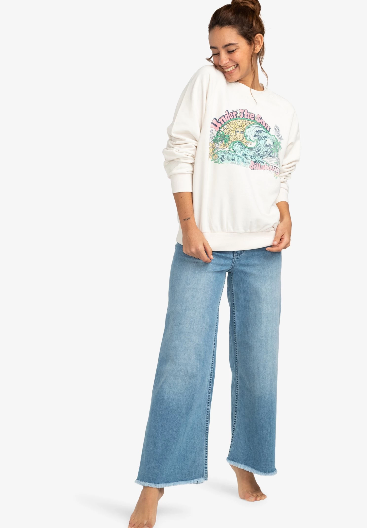Billabong Here We Go - Sweatshirt - Salt Crystal – Image 2