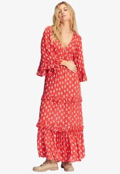 Billabong Robe Longue - Red Magic