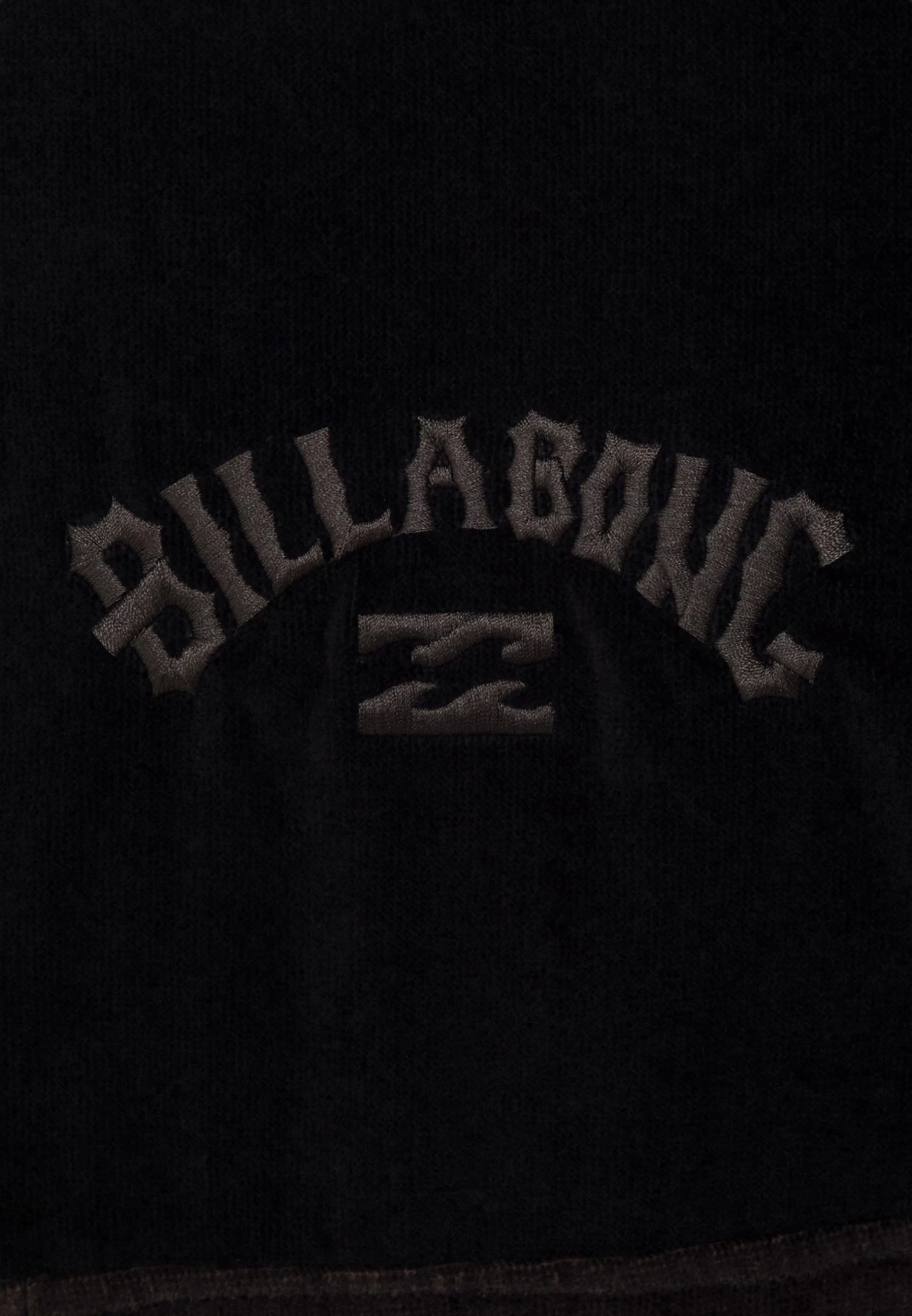 Billabong Hooded Towel Unisex - Peignoir - Black – Image 3