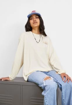 Billabong Karma Tiger Tees - T-Shirt À Manches Longues - Antique White