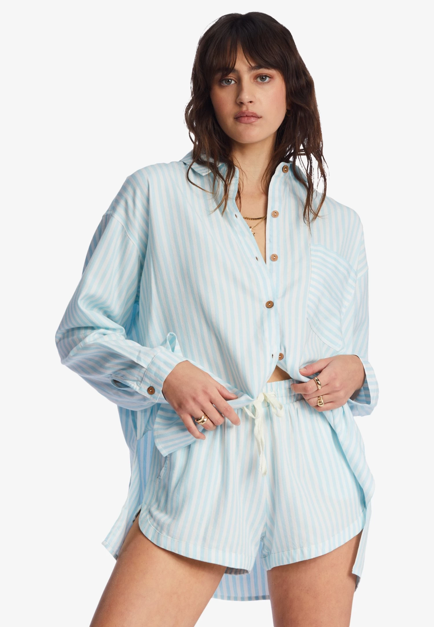 Billabong In The Tide Road Trippin Manches Longues - Chemisier - Lit Skies