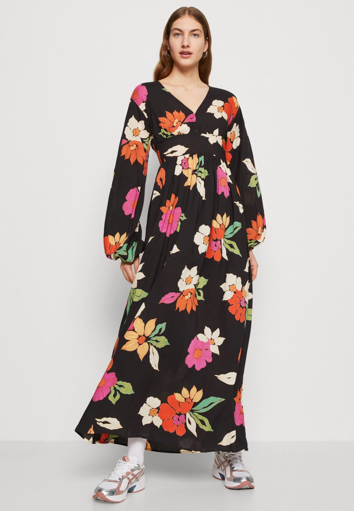 Billabong Night Bloom - Robe Longue - Black Pebble – Image 4